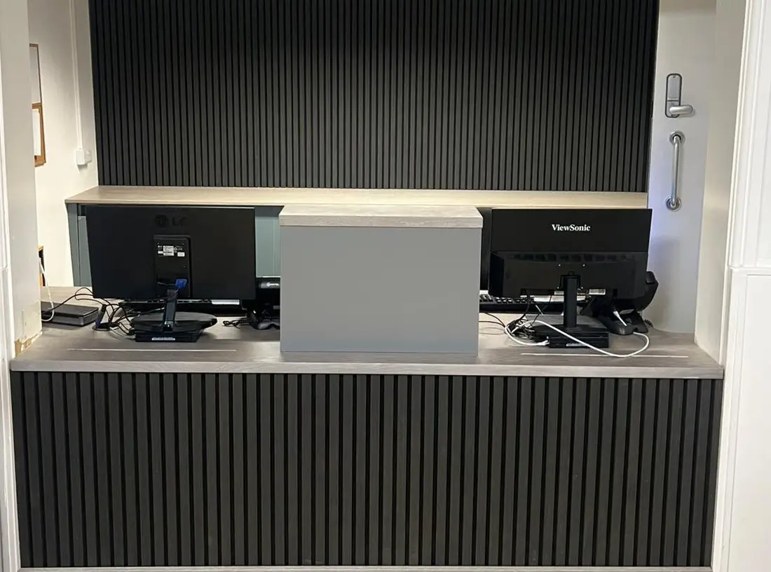 After Installation Of Desk At Tunstall